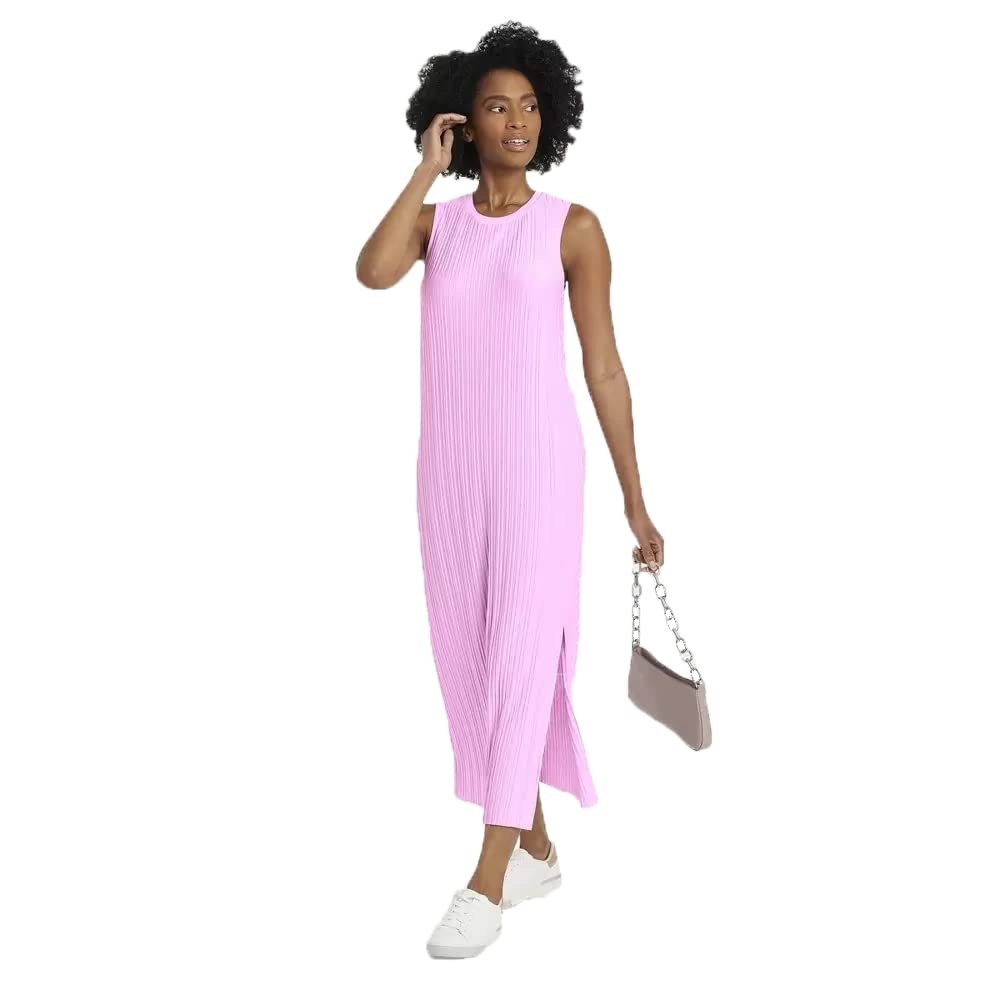 A New Day Sleeveless Gray Maxi Dress. Size Medium